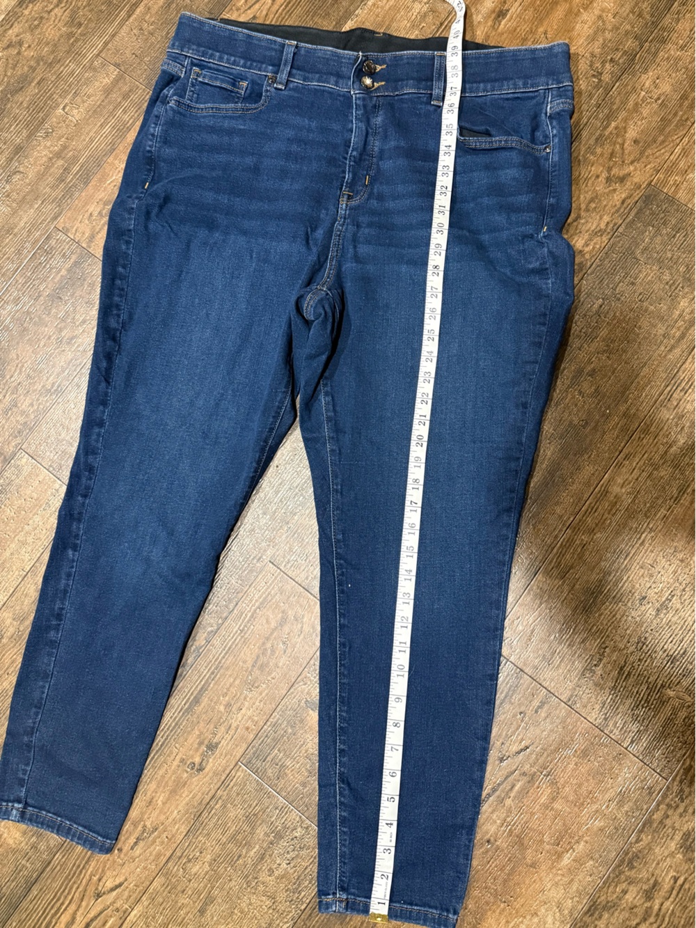 PLUS SIZE Lane Bryant Dark Blue Skinny Jeans